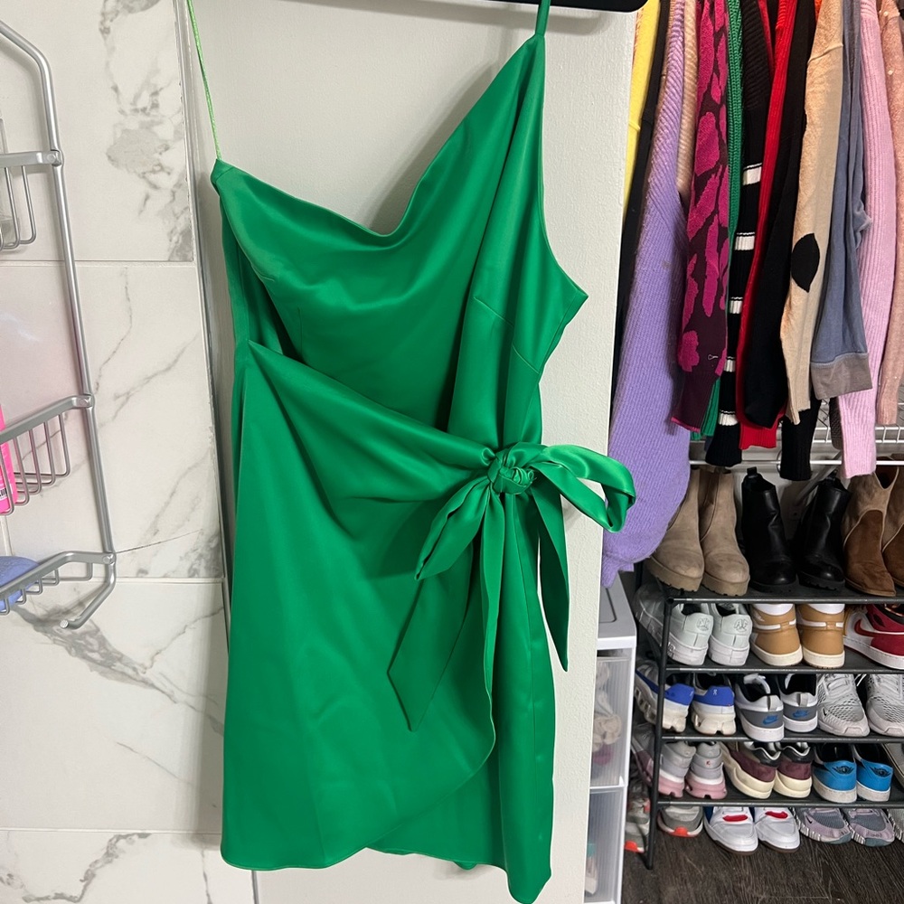 Gianni bini Kelly green dress NWT!
